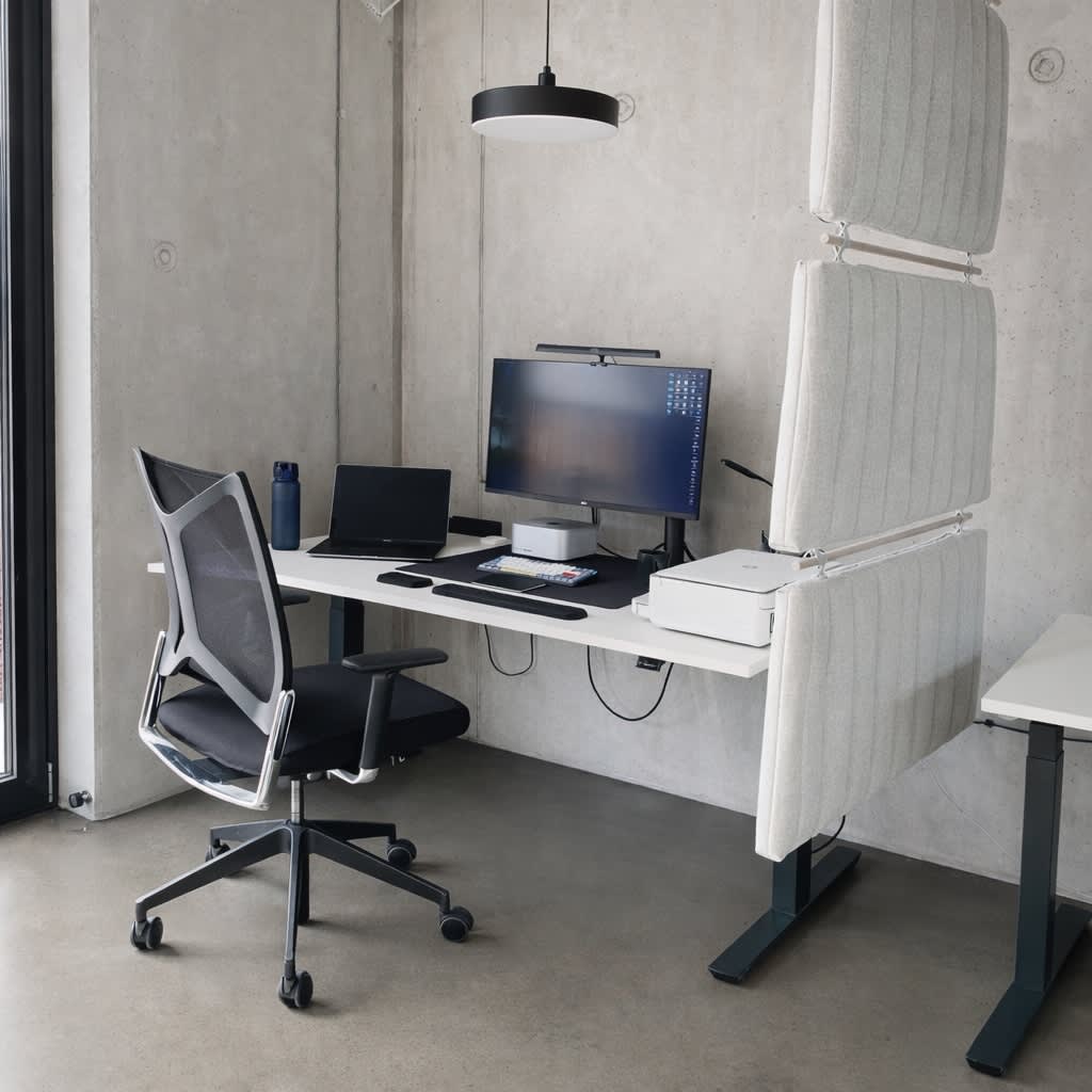 Bureau dédié dans l'espace de coworking Innergarden à Schutterwald